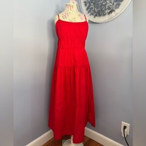 Band of the Free Scarlet Midi Dress